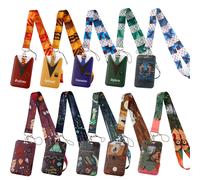 Cordons porte-cartes magiques pour clés, peintures artistiques, badges, accessoires de gym, porte-clés, cadeaux et décorations amusantes 1