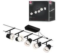 CorDuo Système sur câbles Cone Kit de base GU5,3 max. 5x10W 230/12V Noir mat#Chrome