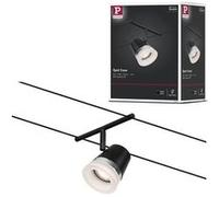 CorDuo Système sur câbles Cone Spot individuel GU5,3 max. 10W 12V Noir mat#Chrome