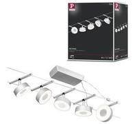 CorDuo Système sur câbles LED Circle Kit de base 5x180lm 5x5W 3000K 230/12V Chrome mat