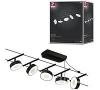 CorDuo Système sur câbles LED Circle Kit de base 5x180lm 5x5W 3000K 230/12V Noir mat Noir