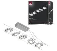 CorDuo Système sur câbles LED MacLED Kit de base 5x250lm 5x4,5W 3000K 230/12V Chrome mat#Chrome
