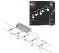 Paulmann Système complet d'éclairage sur câble 94448 GU5.3 Chrome mat
