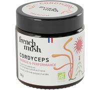 Cordyceps Bio en Poudre - 30g Vegan - Champignon Pour Bien-Être, Performances Physiques, Énergie - Se Mélange à Alimentation ou Boisson - Cordyceps Mushroom Testé en Laboratoire, Fabriqué en France
