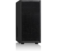 Core 1000 Usb 3-Mini Tower Computer Case-Matx-High Airflow And Cooling-1X 120Mm Silent Fan Included-Brushed Aluminium-Black