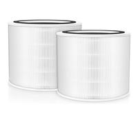 Core 200S Lot de 2 filtres de rechange compatibles avec le purificateur d'air WiFi intelligent LEVOIT Core 200S, préfiltre en nylon 3 en 1, filtre à charbon actif et filtre HEPA H13 True