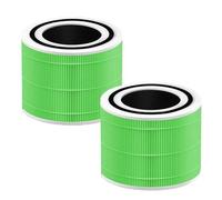 Core 300 Lot de 2 filtres anti-moisissures et bactéries compatibles avec purificateur d'air LEVOIT Core 300/Core 300s, filtre composite HEPA 3 en 1, pièces de rechange Core 300-RF-MB, vert