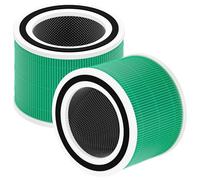 Core 300 Lot de 2 filtres de rechange absorbeurs d'odeurs compatibles avec Levoit Core 300 Core 300S, système de filtration à charbon actif 3 en 1 Pre, H13, pièce de rechange # Core 300-RF-TX (vert)