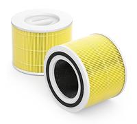Core 300 Lot de 2 filtres de rechange HEPA 3 en 1, compatibles avec Levoit Core 300, Core 300S, Part# Core 300-RF-PA, jaune