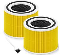 Core 300 Pet Care Lot de 2 filtres de rechange pour purificateur d'air LEVOIT Core 300, Core 300S et Core 300-P, filtre HEPA 3 en 1 H13, par rapport à la pièce # Core 300-RF-PA, jaune