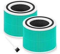 Core 300 To·Xin Lot de 2 filtres de rechange pour purificateur d'air LEVOIT Core 300 et Core 300S, 3 en 1 de qualité H13, par rapport à la pièce # Core 300-RF-TX (vert)