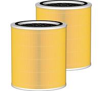 Core 400S H13 True HEPA Lot de 2 filtres de rechange compatibles avec le purificateur d'air intelligent LEVOIT Core 400S WiFi Smart et Core 400S-RF-PA (LRF-C401-YUS), pré-filtre à charbon actif HEPA 3