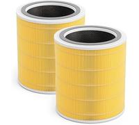 Core 400S Lot de 2 filtres de rechange, compatibles avec Levoit Core 400S/Core 400S-P, filtre de rechange pour purificateur d'air, haute efficacité H13 True HEPA, Core400S-RF, anti-allergie (jaune)