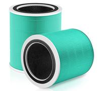 Core 400S Lot de 2 filtres de rechange pour absorbeur de toxines LEVOIT Core 400S Smart WiFi Air Purifie-r, filtre à charbon actif HEPA 3 en 1, Core400S-RF-TX (LRF-C401-GUS), vert