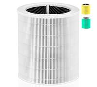 Core 600S Filtre de rechange pour purificateur d'air LEVOIT Core 600S & Core 600S-P, filtre de rechange 3 en 1 H13 True HEPA Core 600S-RF pour maison, grande pièce, 1 pièce, blanc