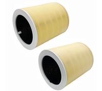 Core 600S Lot de 2 filtres de rechange compatibles avec le purificateur d'air LEVOIT Core 600S-RF-PA, H13 True HEPA 3 en 1, jaune, par Hodseukin. (Core 600S jaune)