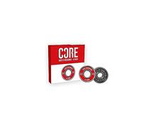CORE ABEC 9 Lot de 4 roulements 608 scellés de qualité supérieure pour skateboards, longboards, trottinettes et patins à roulettes Rouge ABEC 9
