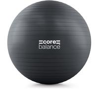 Core Balance, Ballon d’Exercices pour Entraînement Gymnastique, Fitness, Yoga, Grossesse - Antidérapant/Anti-Éclatement - Diamètre Disponible : 55cm 65cm 75cm 85cm avec 1 x Pompe