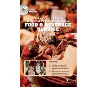 Core Concepts In Hospitality And Tourism: Food & Beverag Service (Book With Dvd)