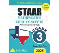 Core Concepts Math Workbook - STAAR Grade 3: 200+ Questions: Aligned with 2025 Texas Standards | Includes Bonus Digital Math Practice