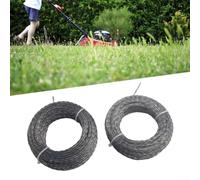 Core Fil de débroussailleuse renforcé 2 0 4 0 mm x 10 m 2 rouleaux, convient pour l'entretien du jardin et des champs agricoles avec débroussailleuses électriques et portables (10 m x 3 mm, 2 pièces)