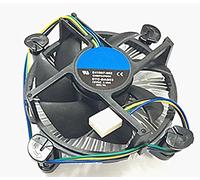 Core i3/i5/i7 Socket 1150/1155/1156 Refroidisseur CPU 4 broches avec dissipateur thermique en aluminium et ventilateur de 3,5" pour ordinateur de bureau