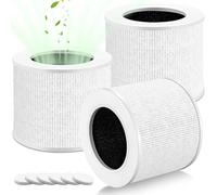 Core Mini Lot de 3 filtres de rechange compatibles avec LEVOIT Core Mini-RF, filtre HEPA 3 en 1 True H13 avec préfiltre et filtre à charbon actif