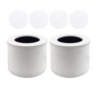 Core Mini-RF Filtre de rechange pour purificateur d'air de bureau LEVOIT Core Mini - 2 filtres + 4 tampons d'arômes