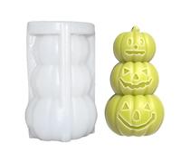 core Moule en silicone pour bougie - Moule en résine de qualité supérieure pour l'artisanat d'Halloween - Moule flexible réutilisable avec libération facile - Idéal pour l'aromathérapie faite à la