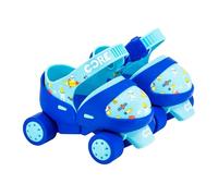 CORE Patins à roulettes réglables Stomp & Roll UK C5-C12 pour garçons et filles, plusieurs tailles, bleu