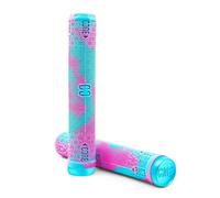 CORE Poignées de Guidon Pro Souples de 170 mm pour Scooters, BMX, VTT (Skinny - Refresher (Rose/Bleu), 170 mm)