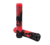 Core Poignées de Guidon Pro universelles Super Douces de 170 mm de Long, compatibles avec Toutes Les trottinettes freestyliques, BMX et VTT, Confort Haut de Gamme - Lava (Rouge/Noir)