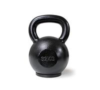Core-Power Cast Iron Kettlebell 32kg | Fonte Kettlebell 4kg-32kg minerai de Fer de Haute qualité qualité Pro pour la Gym, Le Fitness et Le Crossfit | Empreinte en Caoutchouc pour la Protection du Sol