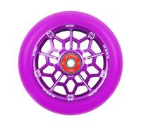 CORE Roue hexagonale pour trottinette 110 mm ABEC 9 (roues de rechange professionnelles) - Violet