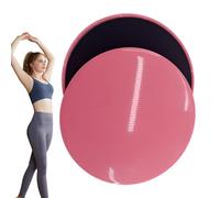 Core Sliding Discs - Workout Glider Pads for Strength Training | EVA Foam with ABS Base, Design for Carpet Hardwood Tile, Home Gym Balance Exercise Equipment 6.69 in