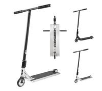 CORE ST3 Trottinette complète - Trottinette professionnelle pour tous les âges - Trottinette Pro Street pour enfants et adultes - Plateau large - Prêt à rouler - Poli