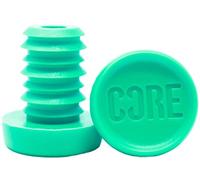 Core Stunt Trottinette Bar Ends Parc Trick Trottinette de rechange avec bouchon de guidon + autocollant Fantic26 (Turquoise, titane / acier)