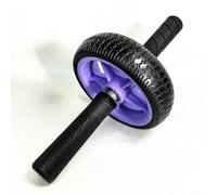 Core Training Roue simple avec roulements de précision et construction en caoutchouc pour une performance constante (violet + noir)