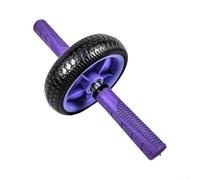 Core Training Roue simple avec roulements de précision et construction en caoutchouc pour une performance constante (violet + violet)