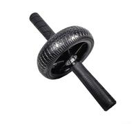 Core Training Roue simple avec roulements de précision et construction en caoutchouc pour une performance constante (noir + noir)