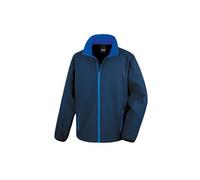 Core - Veste softshell - Homme (4XL) (Noir/Bleu roi) - UTRW3697