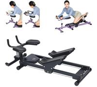 Core Workout Trainer - Machine de torsion et d'étirement de la colonne vertébrale pour salle de sport à domicile, étirement ergonomique du dos avec hauteur réglable, supporte jusqu'à 100 kg