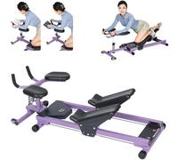 Core Workout Trainer - Machine de torsion et d'étirement de la colonne vertébrale pour salle de sport à domicile, étirement ergonomique du dos avec hauteur réglable, supporte jusqu'à 100 kg