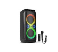Fenton Core160 Enceinte Bluetooth Lumineuse - 240 Watts, Batterie Longue Autonomie 12H, Facile à Transporter