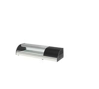 Coreco Vitrine à Sushis Inox à Poser Fond Plat L 1050 x H 255 mm