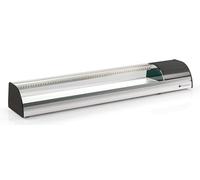 Coreco Vitrine à Sushis Inox à Poser Fond Plat L 1755 x H 255 mm