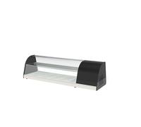 Coreco Vitrine à Tapas Inox avec 6 Bacs GN 1/3 - H 400 mm