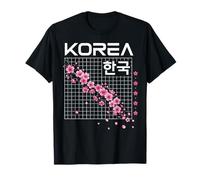Corée Cherry Blossom Séoul Corée du Sud Esthétique Hangul T-Shirt