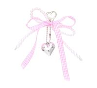 Corée Des Perles Coréennes Keychain Multi-fonction Charme Accessoire Téléphone Ornement Cœur Pendant Pour Les Femmes Les Filles Accessoire
