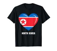 Corée du Nord Drapeau nord-coréen T-Shirt